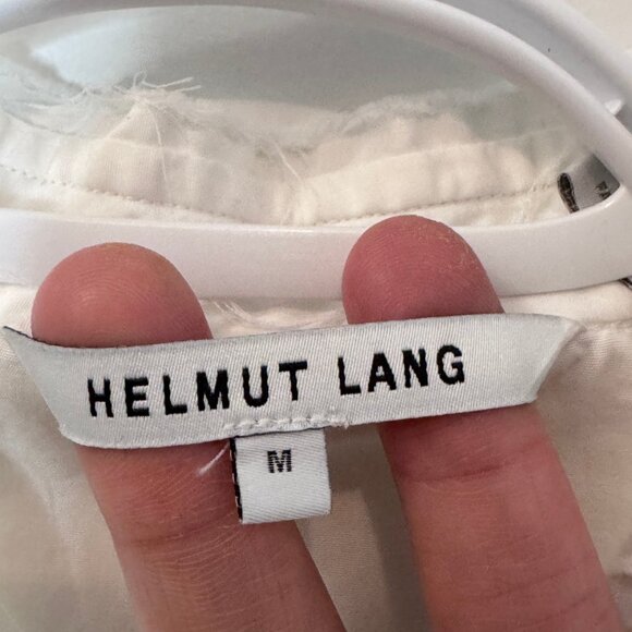 Helmut Lang with long sleeve button-down poet blouse size M - Picture 6 of 6